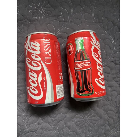 1993 & 94 SUPER BOWL CHAMPION Dallas Cowboys COCA-COLA NFL VTG 2 Cans Empty READ - Picture 3 of 7